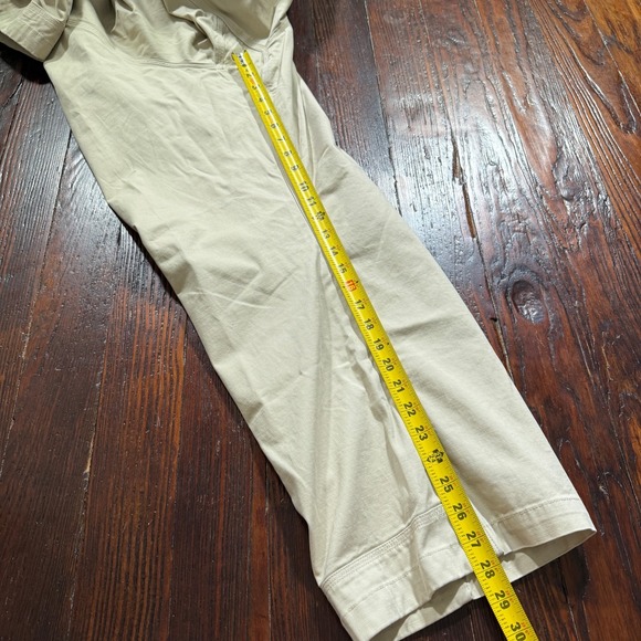 Duluth Trading Pants Men 46x30 Khaki Flex Fire Hose Canvas Relaxed Fit Workwear - Picture 8 of 14